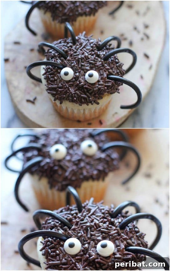 Frightfully Delicious: 30 Halloween Cupcakes for Your Ultimate Spooky Bash 28 Halloween Spider Cupcakes