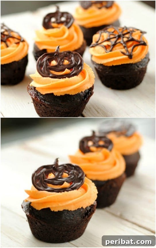 Frightfully Delicious: 30 Halloween Cupcakes for Your Ultimate Spooky Bash 29 Super Easy Spider Web Cupcakes