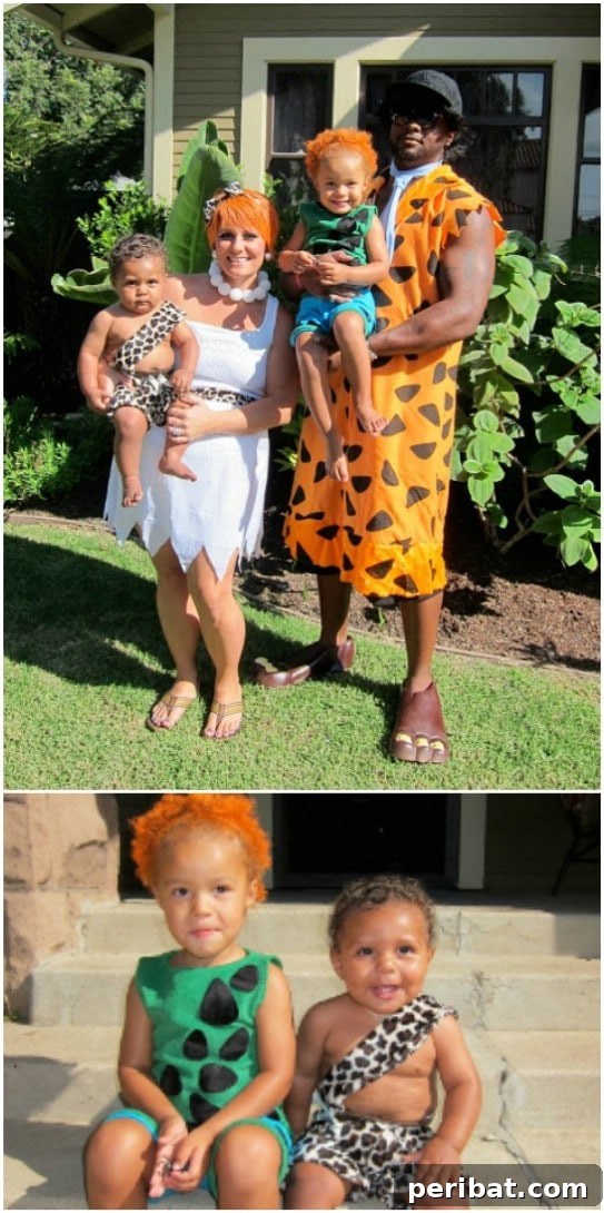 DIY Flintstones Family Costumes