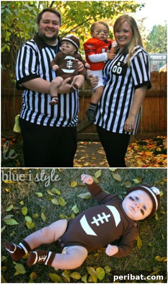 Family Of Football Players Costumes