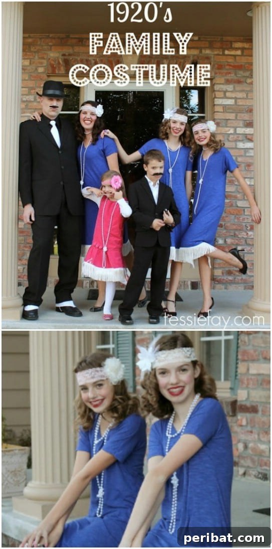 Easy DIY 1920’s Family Costume