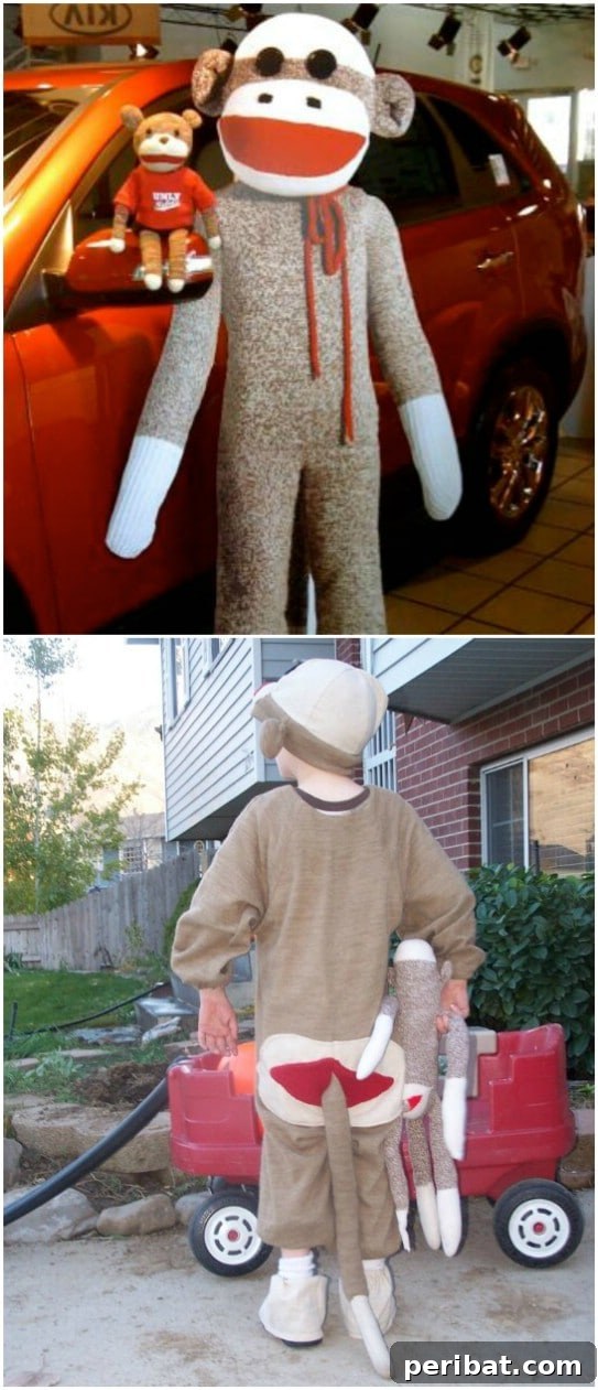 DIY Family Of Sock Monkeys