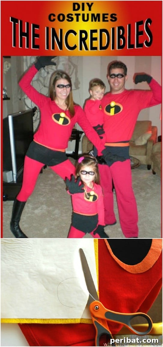 The Incredibles Family Costume
