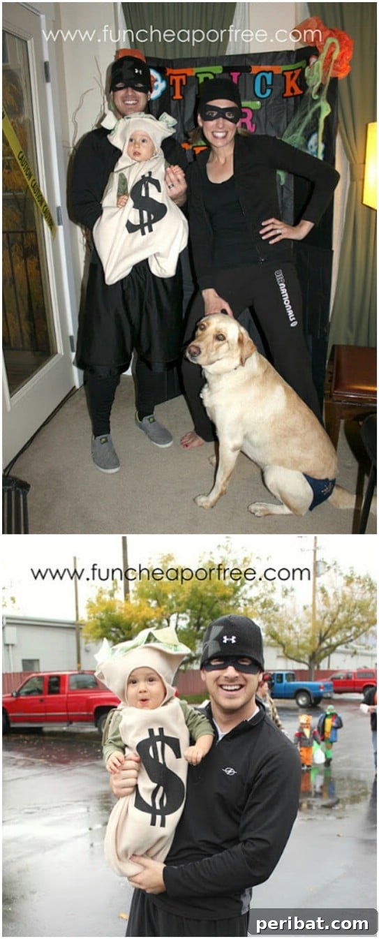 Bank Robber Family Costumes
