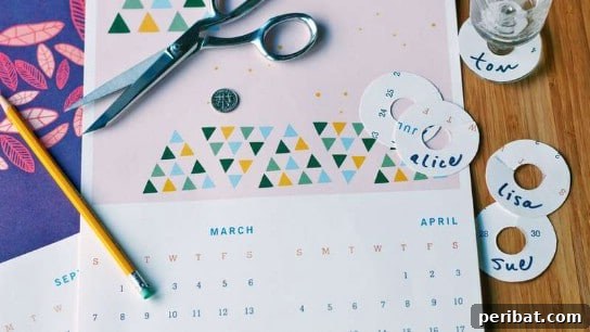 Customizable drink tags made from old calendar pages for parties
