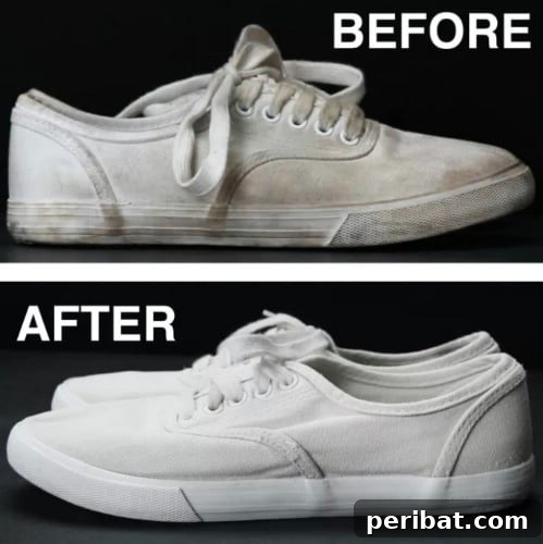 25 Brilliant DIY Tricks to Rejuvenate Worn-Out Treasures 22 White Sneaker Restore