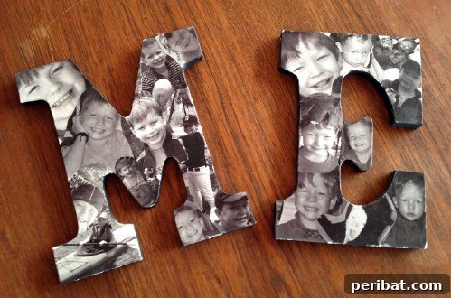 Personalized Decorative Photo Collage Letters for Wedding Decor