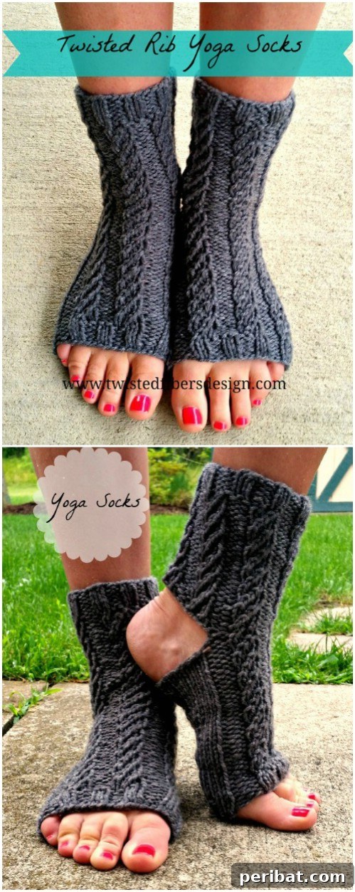 Speedy Knits: 25 Adorable Christmas Gift Ideas 23 Ribbed Knit Yoga Socks for active individuals