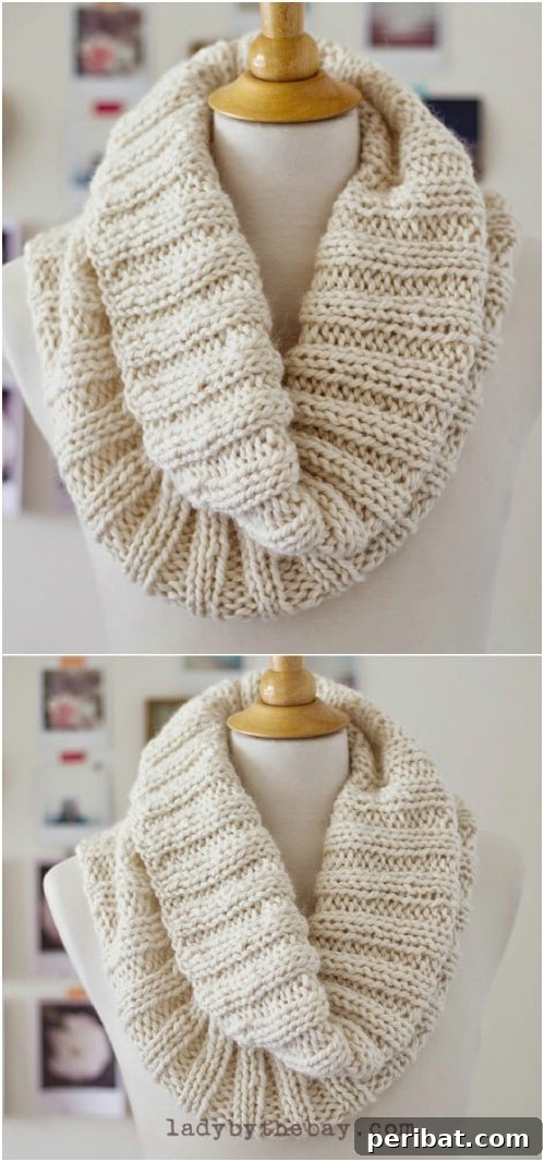 Speedy Knits: 25 Adorable Christmas Gift Ideas 4 DIY Knit Ribbed Scarf, a cozy handmade gift