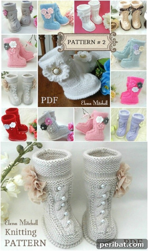 Speedy Knits: 25 Adorable Christmas Gift Ideas 6 Adorable Hand Knit Baby Booties, perfect for a first Christmas