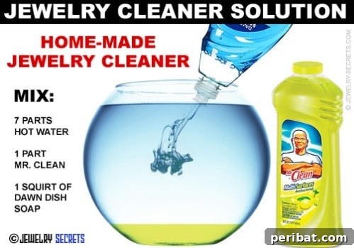 30 Clever Ways Dawn Dish Soap Can Transform Your Home 8 Homemade Dawn Dish Soap Jewelry Cleaner for Sparkling Gems