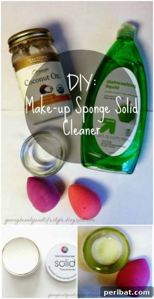 30 Clever Ways Dawn Dish Soap Can Transform Your Home 10 DIY Makeup Sponge Cleaner with Dawn and Coconut Oil