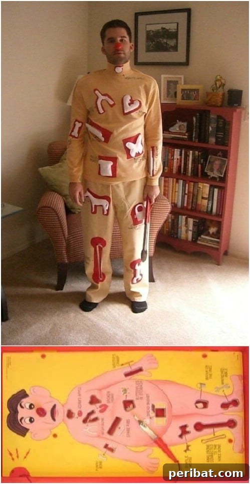 DIY Operation Board Game Costume