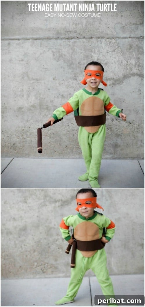 DIY Teenage Mutant Ninja Turtle Costume