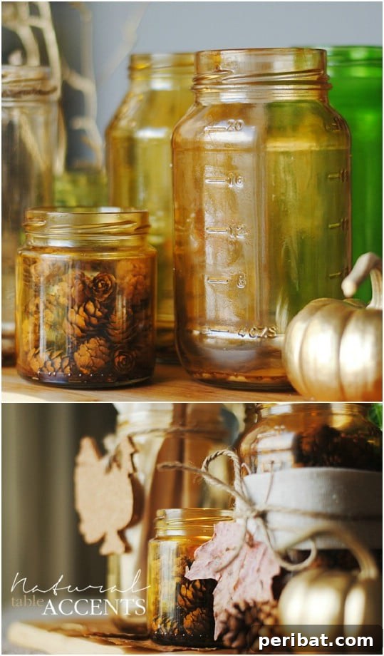 Mason Jar Centerpiece