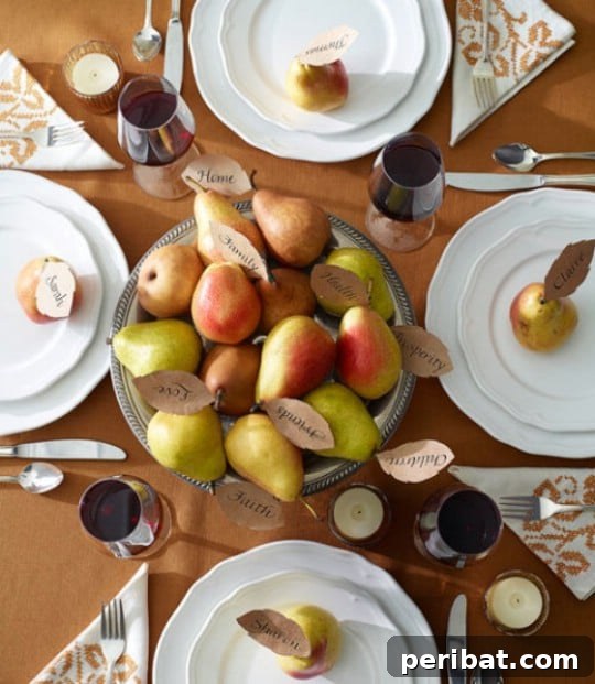 Thankful Pear Centerpiece