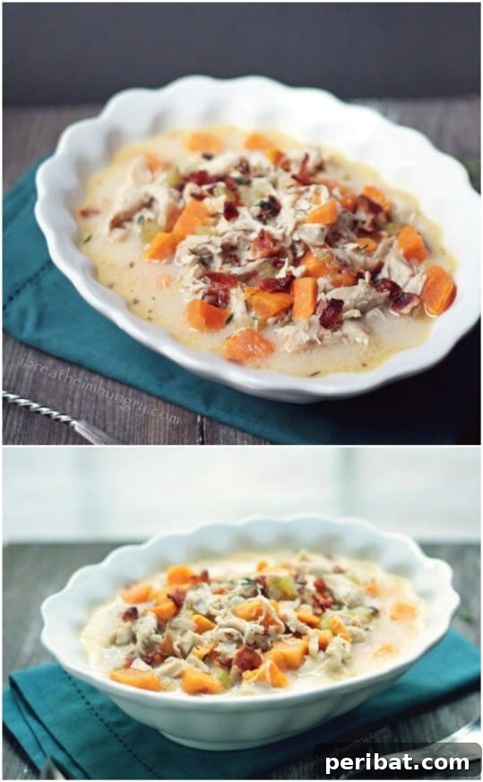 Leftover Turkey And Bacon Chowder