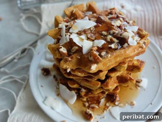 Yummy Leftover Sweet Potato Waffles