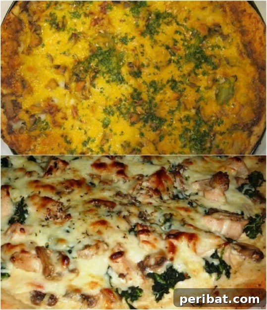 Delicious Leftover Turkey And Mashed Potato Pizza