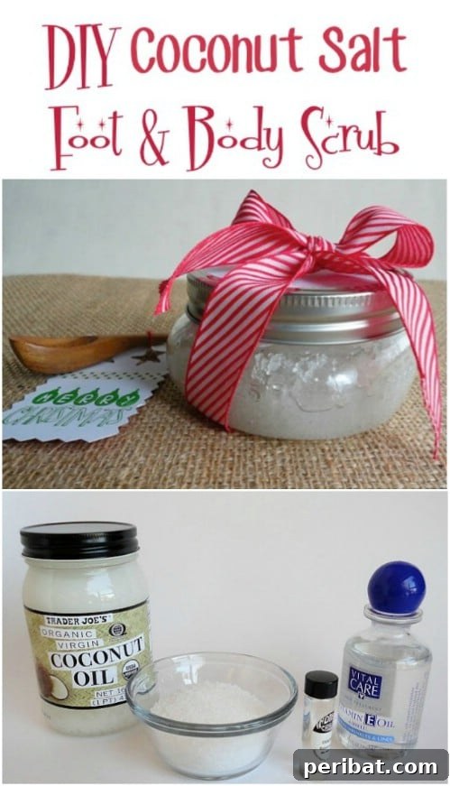 25 Coconut Oil Hacks to Replace All Your Health and Beauty Essentials 13 DIY Foot Scrub with Coconut Oil and Salt