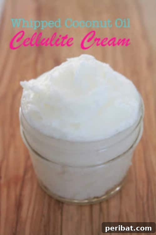 25 Coconut Oil Hacks to Replace All Your Health and Beauty Essentials 22 Natural Cellulite Cream with Coconut Oil, Lemon, and Peppermint