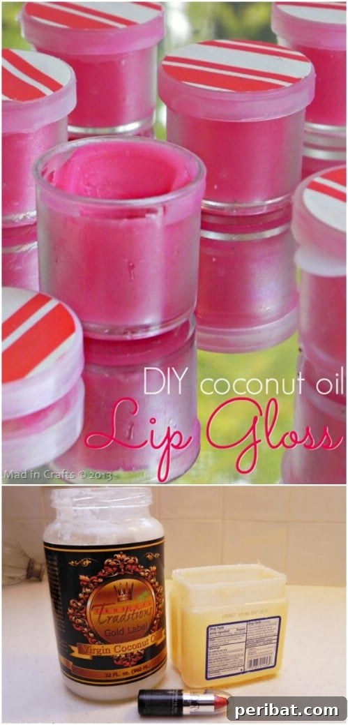 25 Coconut Oil Hacks to Replace All Your Health and Beauty Essentials 24 Homemade Lip Gloss with Coconut Oil