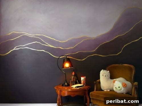 50 Ombre Home Decor Projects to Transform Your Home with Gradient Splendor 14 Look for the golden lining.