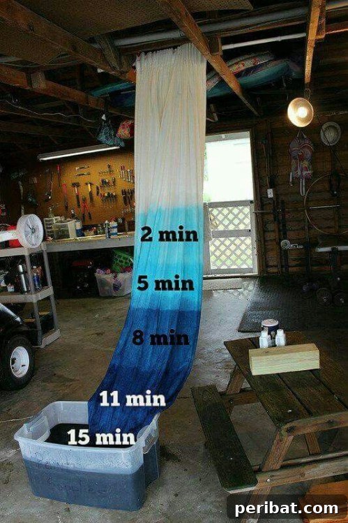 50 Ombre Home Decor Projects to Transform Your Home with Gradient Splendor 27 Here is a helpful image that teaches you a bit more about dip-dying.