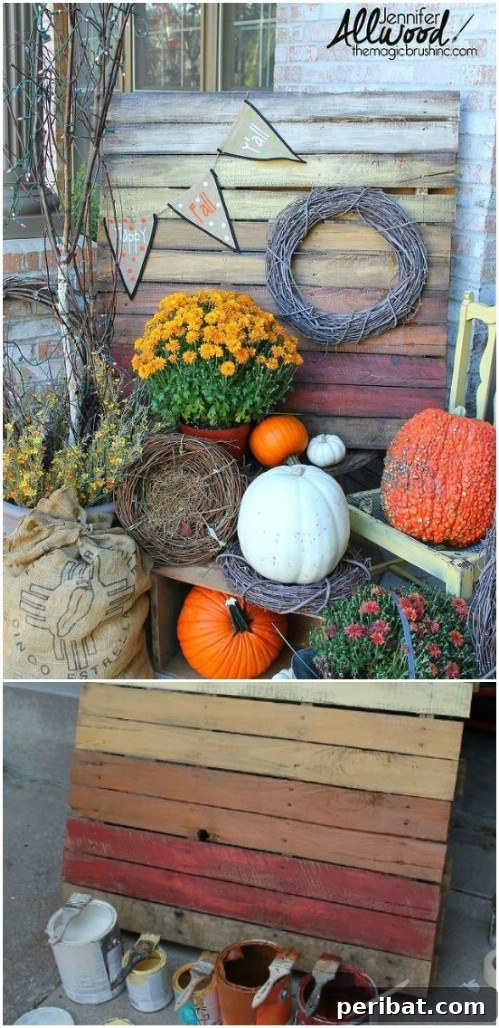 50 Ombre Home Decor Projects to Transform Your Home with Gradient Splendor 37 Spruce up your porch with an ombre pallet.