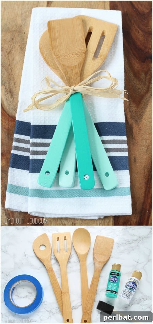 50 Ombre Home Decor Projects to Transform Your Home with Gradient Splendor 7 Even your kitchen utensils look better in ombre.