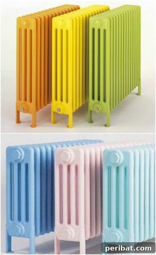 50 Ombre Home Decor Projects to Transform Your Home with Gradient Splendor 8 You can even paint your radiator in ombre.