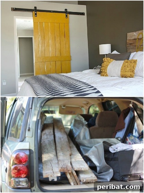 Elevate Your Home: 60 DIY Barn Door Projects for Farmhouse Style 11 A Splash of Color