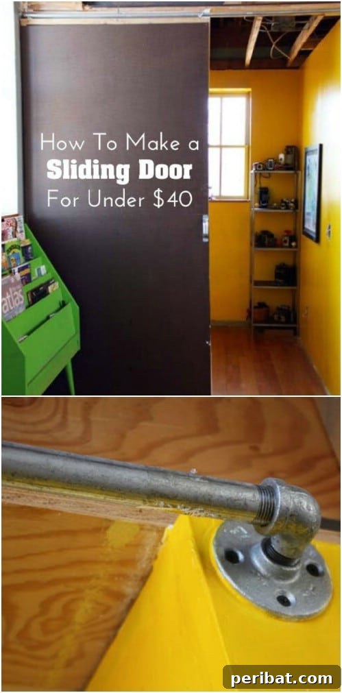 Elevate Your Home: 60 DIY Barn Door Projects for Farmhouse Style 25 Make This Sliding Door For Less Than $40