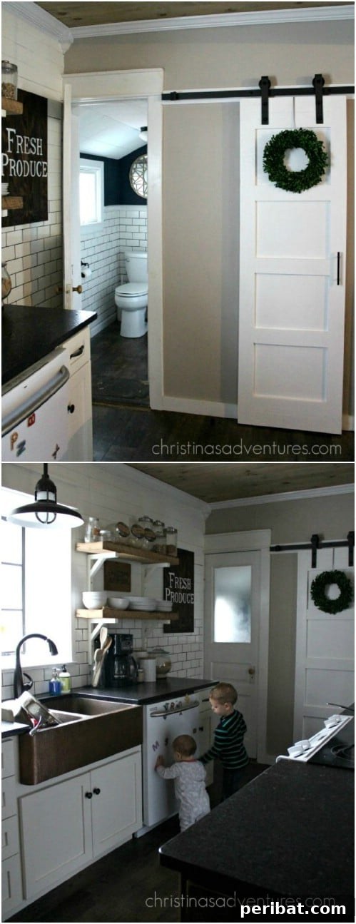 Elevate Your Home: 60 DIY Barn Door Projects for Farmhouse Style 4 Another Beautiful Sliding Barn Door