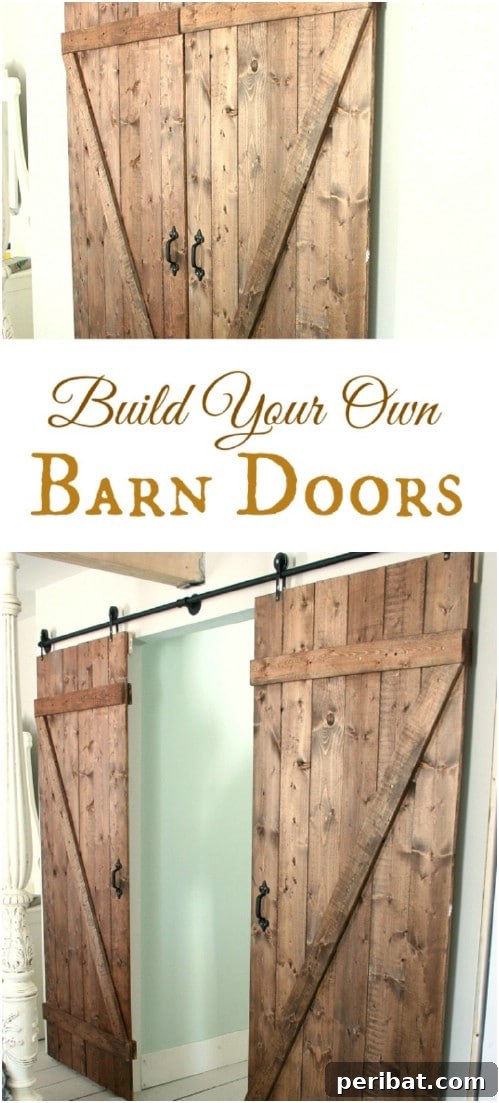 Elevate Your Home: 60 DIY Barn Door Projects for Farmhouse Style 33 “Medieval” Barn Door Project