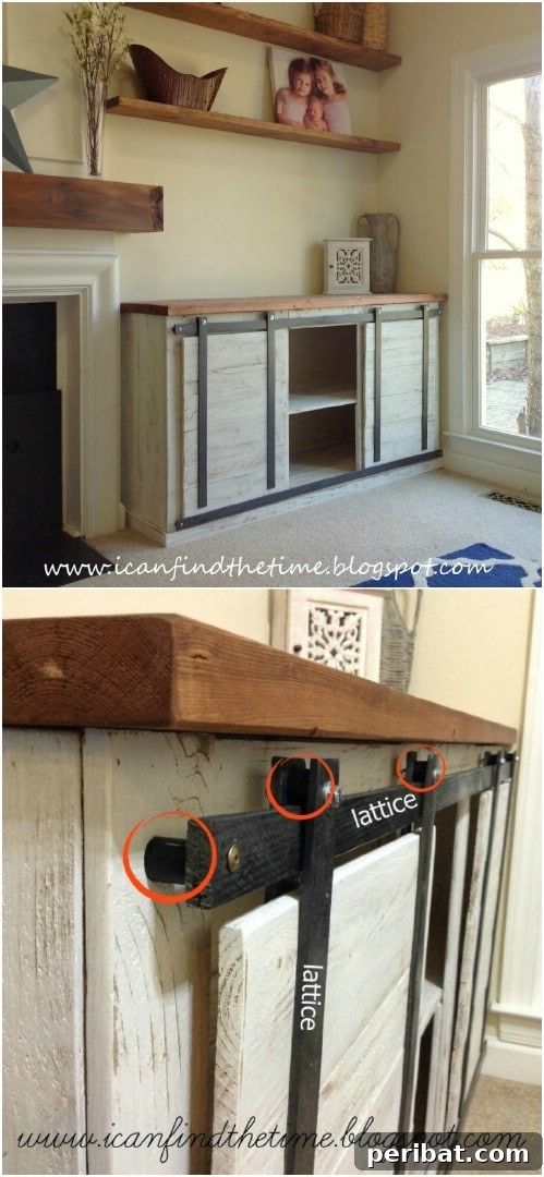 Elevate Your Home: 60 DIY Barn Door Projects for Farmhouse Style 34 $9 Sliding Door Hardware