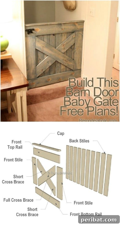 Elevate Your Home: 60 DIY Barn Door Projects for Farmhouse Style 40 Barn Door Baby Gate