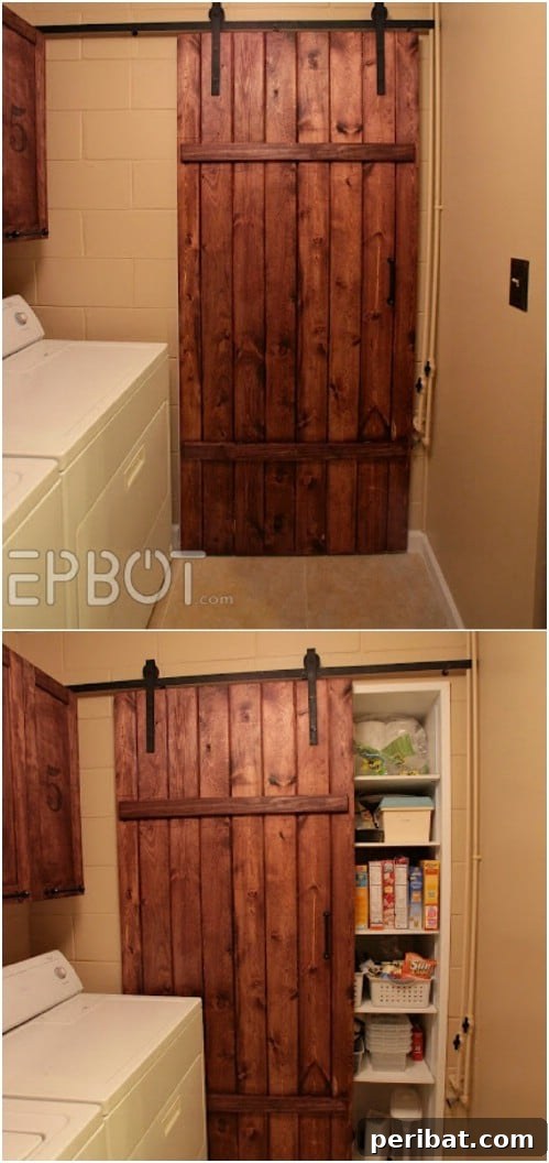 Elevate Your Home: 60 DIY Barn Door Projects for Farmhouse Style 46 Sliding Barn Door For Under $100