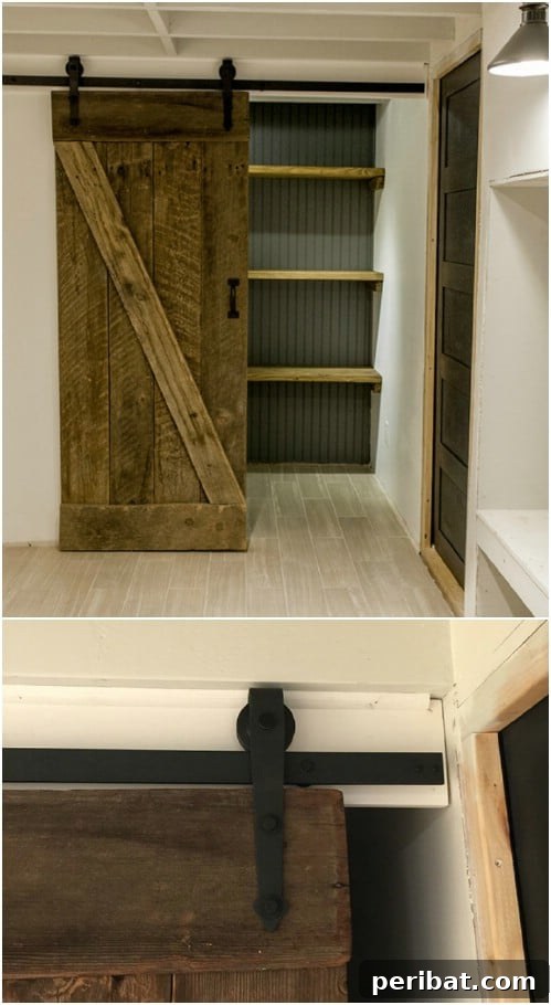 Elevate Your Home: 60 DIY Barn Door Projects for Farmhouse Style 9 Laundry Room Barn Door