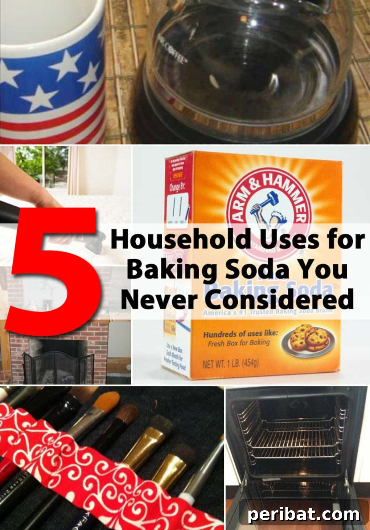 Beyond the Box: 5 Brilliant Baking Soda Uses You Need to Know 2 A box of baking soda, highlighting its versatility for various household cleaning and deodorizing tasks.
