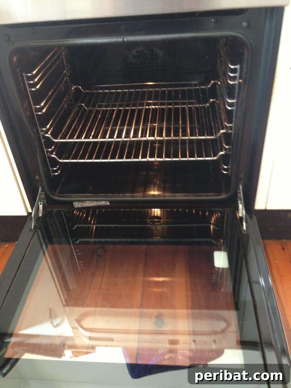 Beyond the Box: 5 Brilliant Baking Soda Uses You Need to Know 7 A sparkling clean oven after being treated with baking soda.