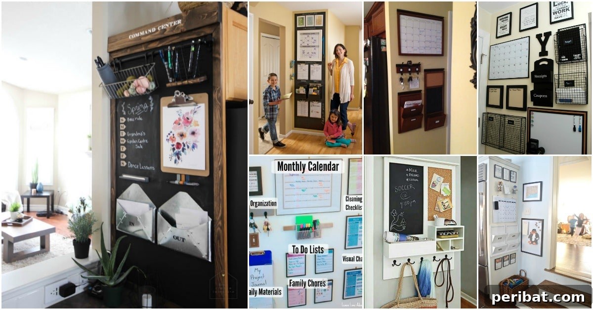 50 Brilliant Home Control Hubs for Ultimate Organization 2 50 Genius Command Center Ideas to Get Your Household Organized