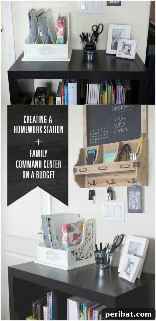 50 Brilliant Home Control Hubs for Ultimate Organization 12 Create a budget-friendly family command center
