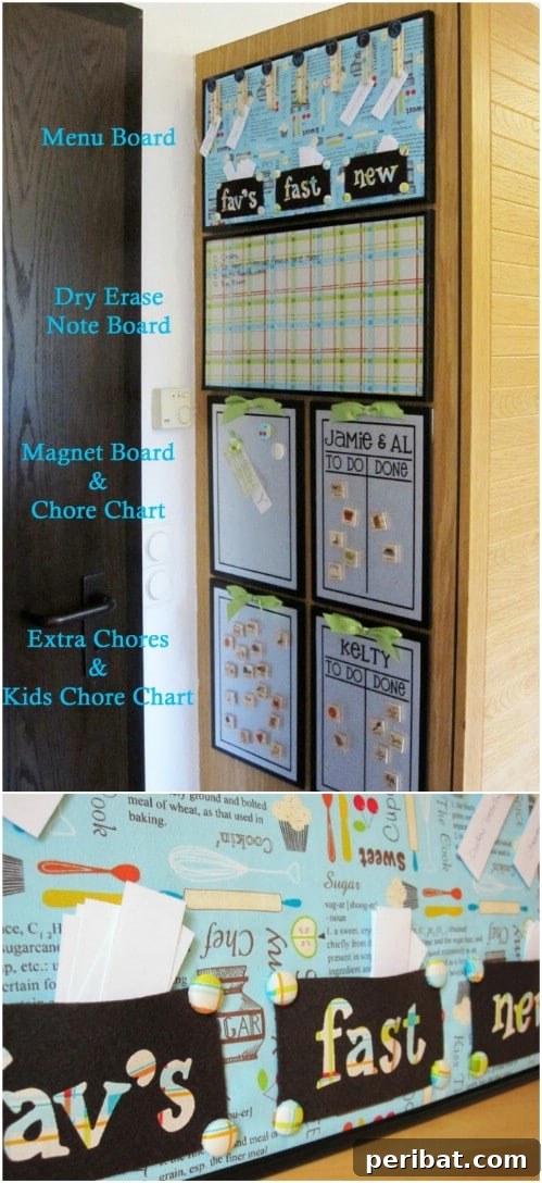 50 Brilliant Home Control Hubs for Ultimate Organization 17 Use magnet boards and dry erase boards to get organized in your command center