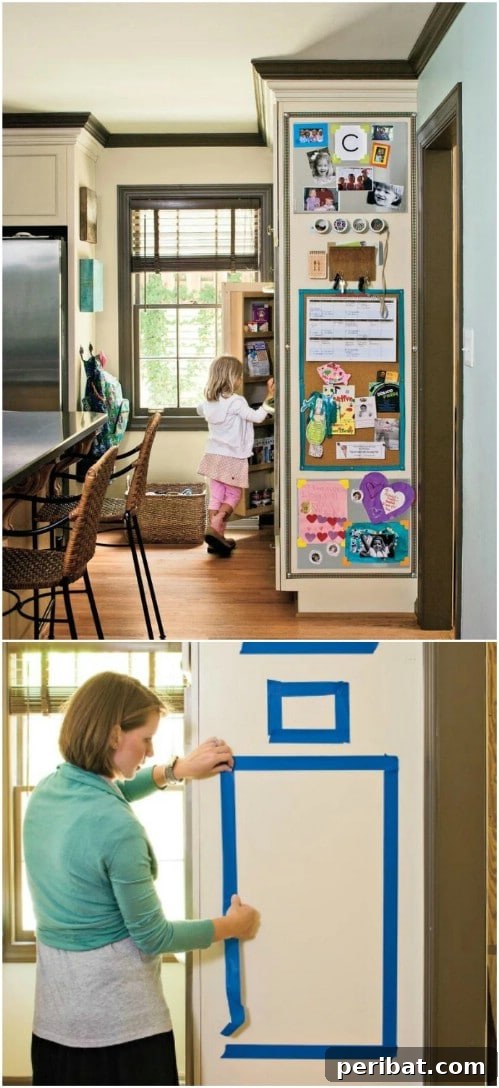 50 Brilliant Home Control Hubs for Ultimate Organization 20 Create a “hanging office” command center