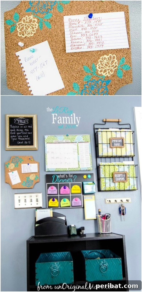 50 Brilliant Home Control Hubs for Ultimate Organization 3 Make use of your wall space with a command center