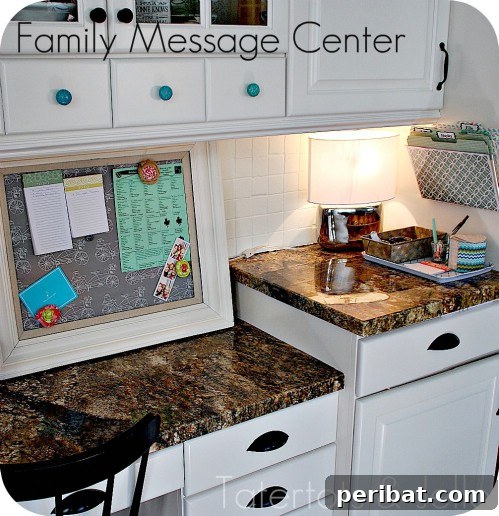50 Brilliant Home Control Hubs for Ultimate Organization 29 Here is how to create a customized message board
