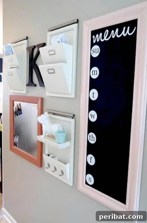50 Brilliant Home Control Hubs for Ultimate Organization 50 Use super high contrast to make your calendar or menu stand out