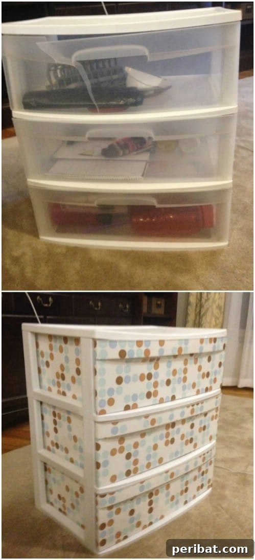 Beyond Basic Bins: Decorating Ideas to Transform Your Storage 57 Simple geometric patterns look awesome.