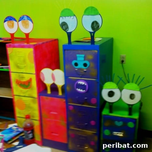 Beyond Basic Bins: Decorating Ideas to Transform Your Storage 58 Make a set of bin drawers fun for kids.
